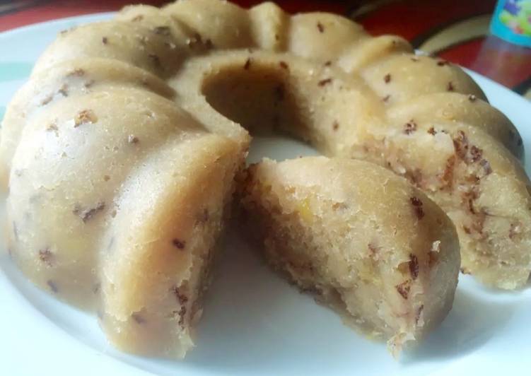 Bagaimana memasak Bolu Nenas Kukus Tampa Telur yang Sempurna