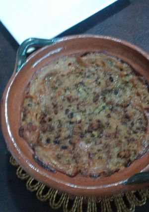 Una foto de Tamal aguado de nopales navideño o atole de tamal de elote a lo ranchero
