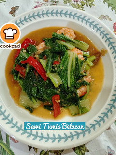 Gambar 👩🍳Sawi Tumis Belacan