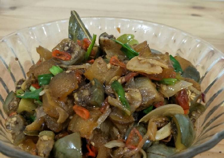 Tumis cecek terong belanda