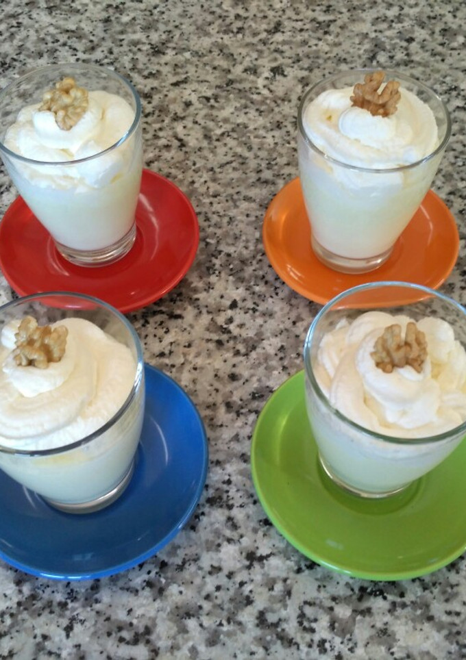 Una foto de Crema de piña