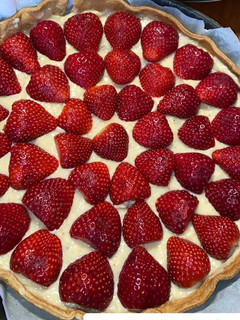 Une photo de Tarte aux fraises 🍓