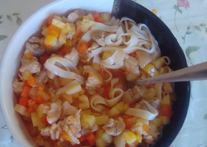 Лагман из свинины