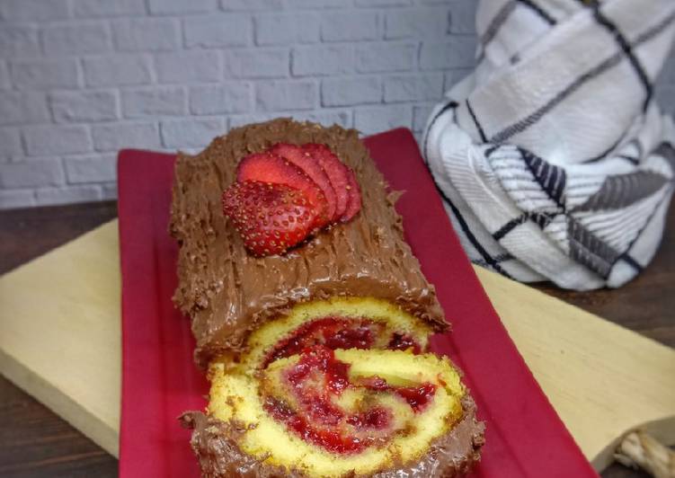 Resep Bolu Gulung Nutella/Nutella Rollcake yang Lezat Sekali