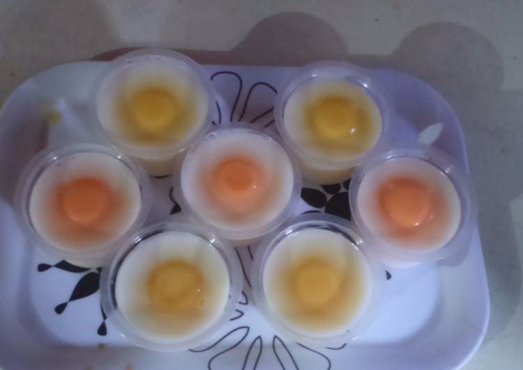 Puding telur mata sapi