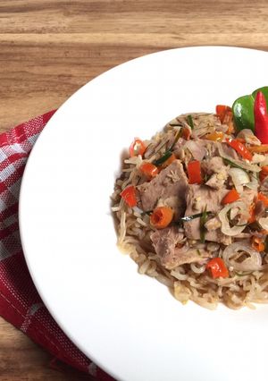 Foto resep Shirataki Tuna Sambal Matah | #keto #ketopad