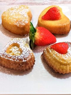 Una foto de Mini bizcochos de naranja-especial San Valentín