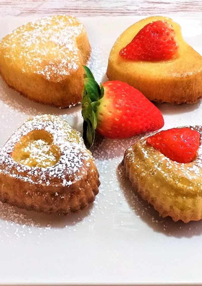 Una foto de Mini bizcochos de naranja-especial San Valentín