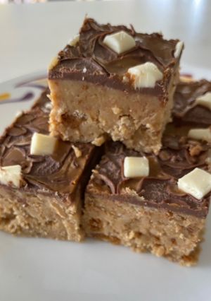 A picture of Biscoff barfi.