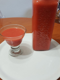 Una foto de Gazpacho de sandía