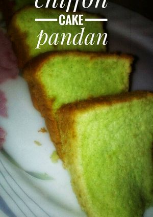 Foto resep Chiffon cake pandan