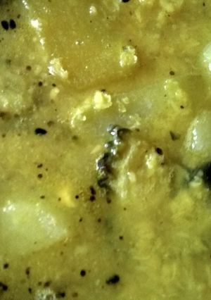 A picture of Lauki moong daal.