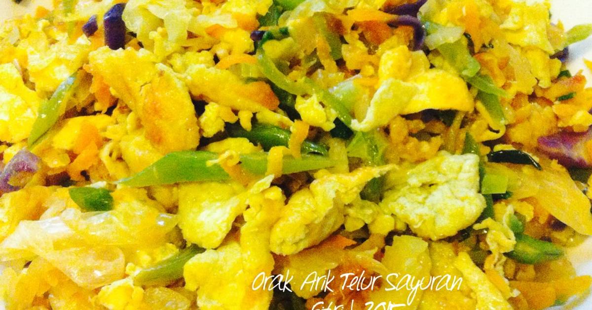 Resep Orak Arik Telur Sayuran Oleh Fitri Sasmaya Cookpad