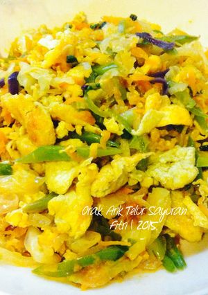 Foto resep Orak Arik Telur Sayuran