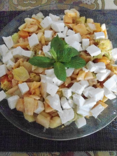 Una foto de Ensalada de fruta