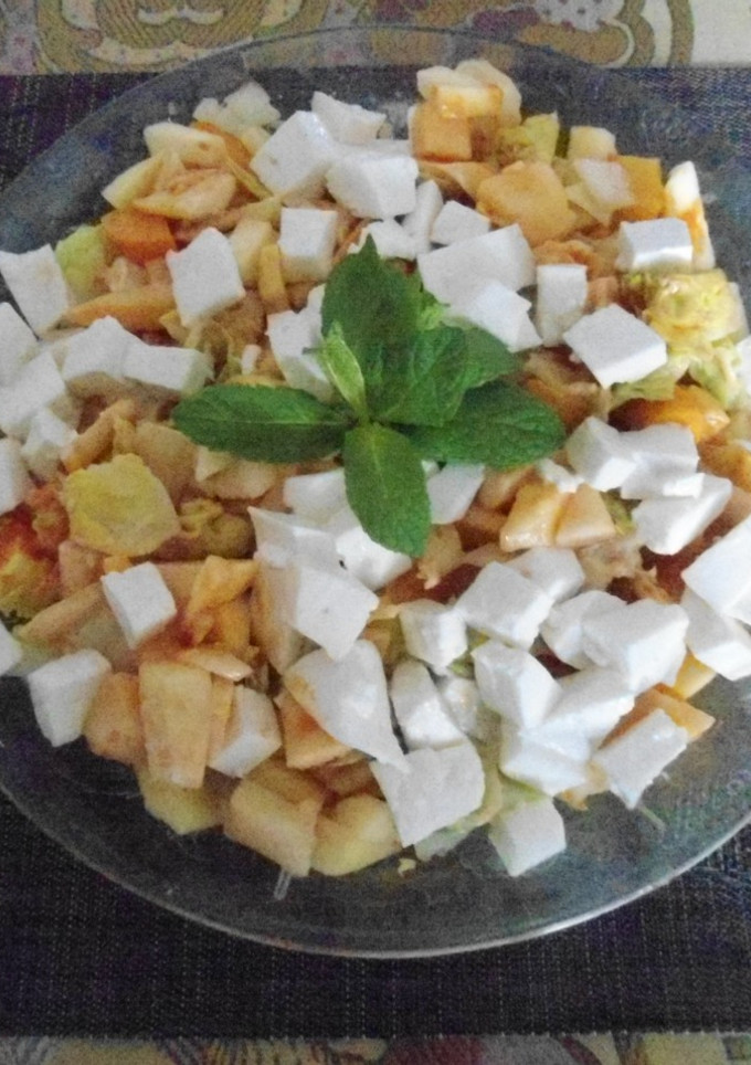 Una foto de Ensalada de fruta