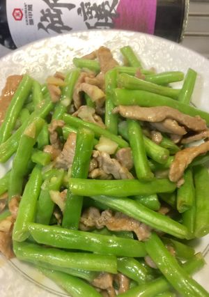 【御釀快炒提味】四季豆炒肉絲 的食譜成品照片
