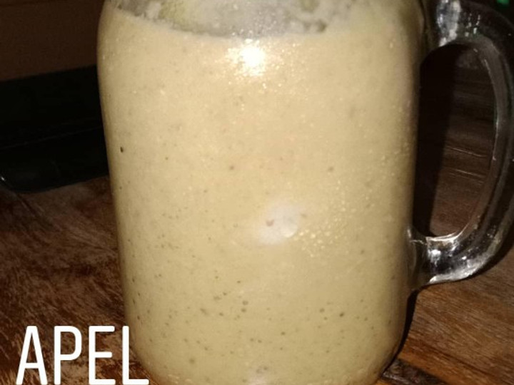 Cara Gampang Menyiapkan Banana Aple Oats Smoothies Anti Gagal