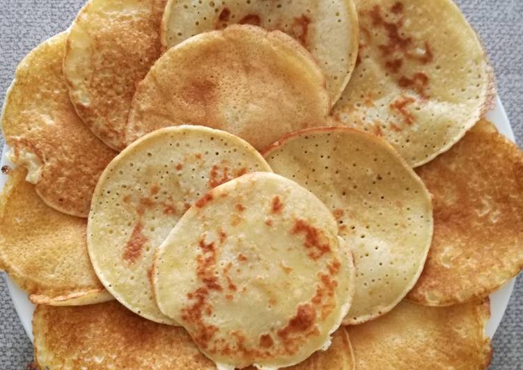 Minis pancakes a la cerveza sin leche sin gluten