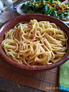 Una foto de Espagueti carbonara
