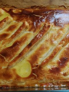 Una foto de Pastel de patata, carne picada, mozzarella y parmesano