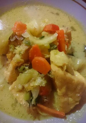 Foto resep Kare Tahu Sayuran