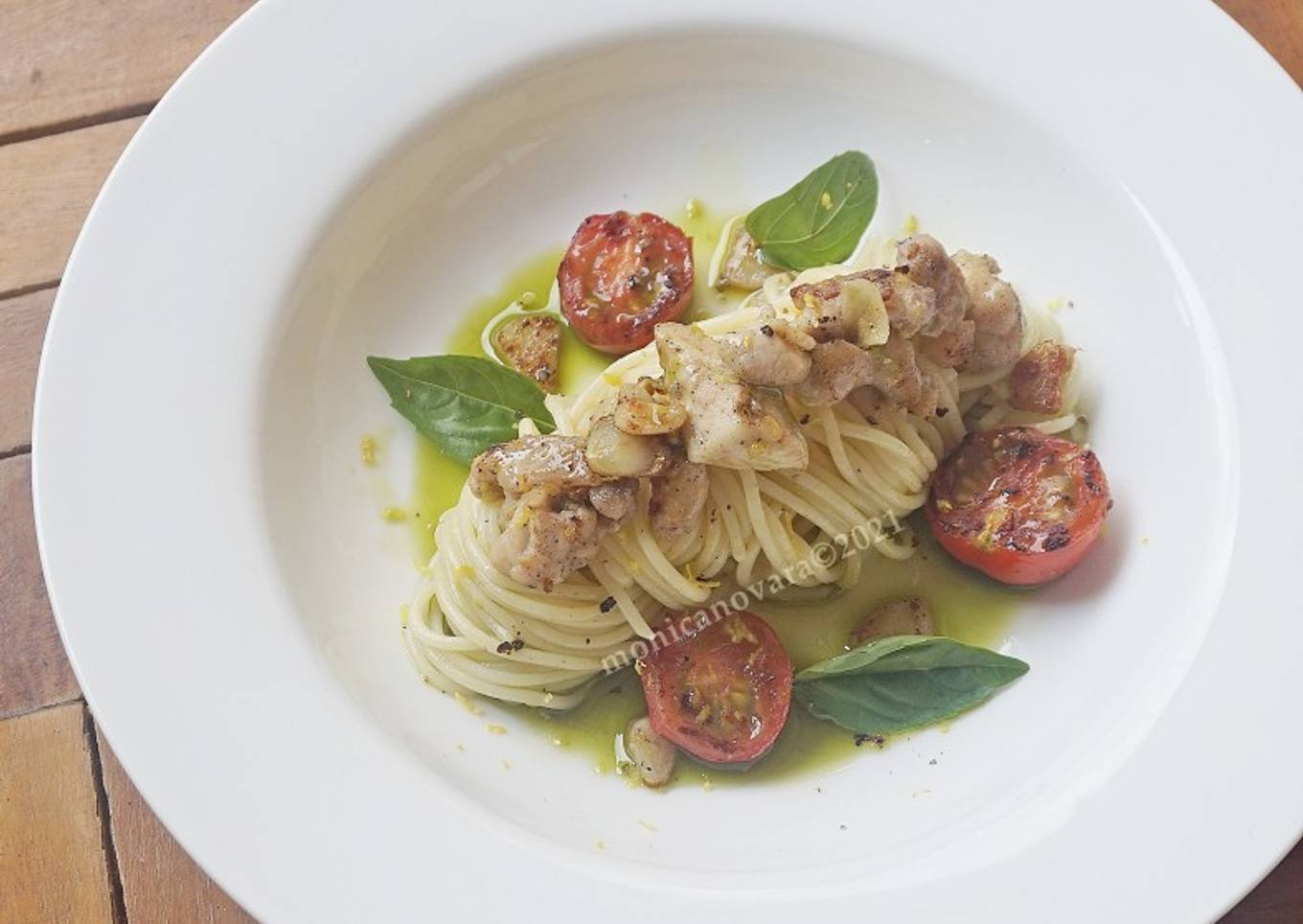 Basil Chicken Pasta