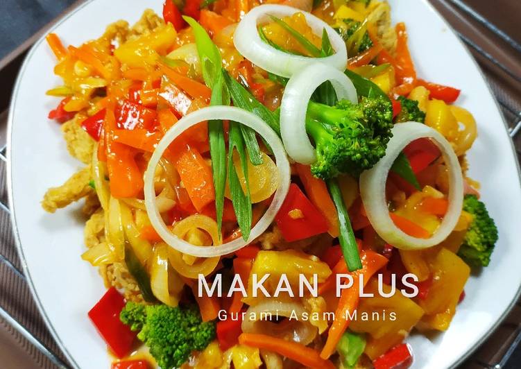Resep Gurame Asam Manis ala Resto oleh Makan Plus Youtuber 