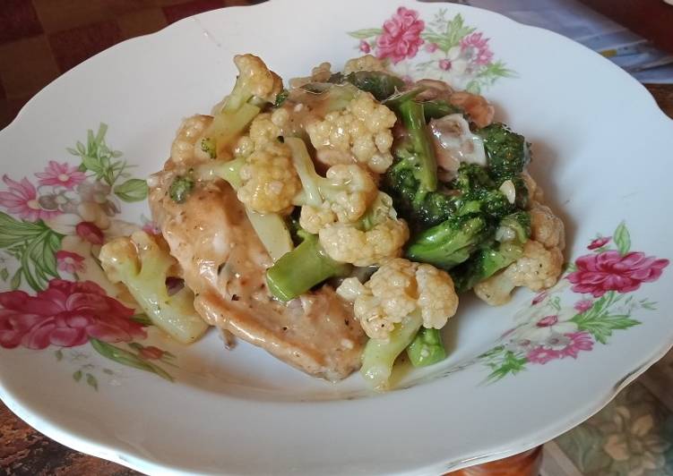 Resep Ayam cah sayur Lezat
