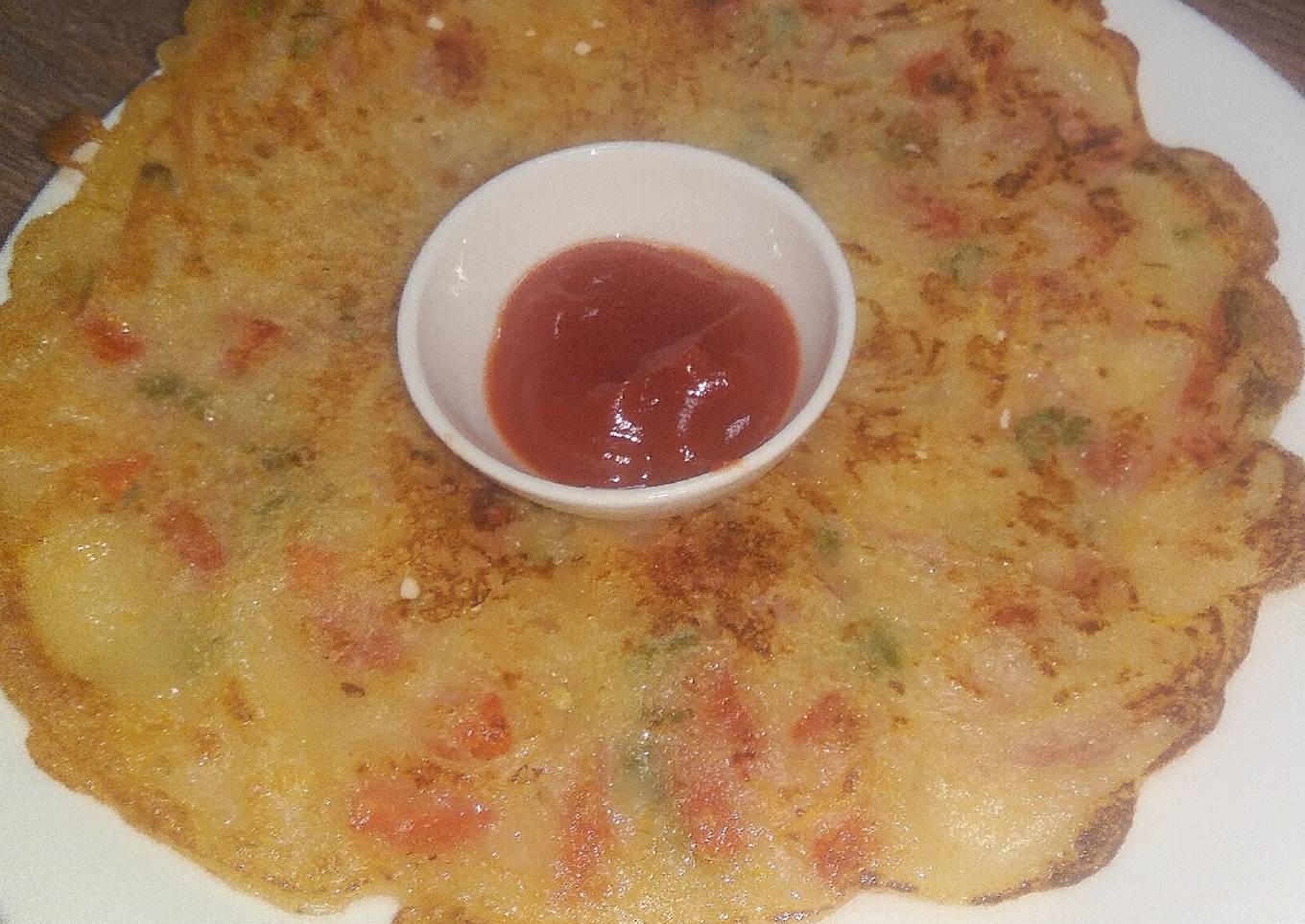 Bread uttapam