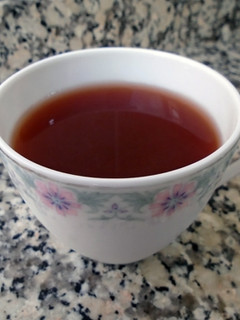 Una foto de Infusión de té verde y moras