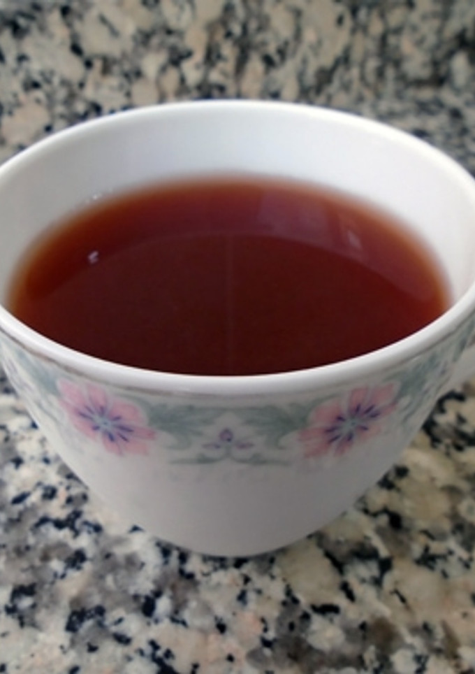 Una foto de Infusión de té verde y moras