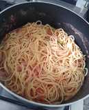 Spaghetti rojo 🍝😍🍝
