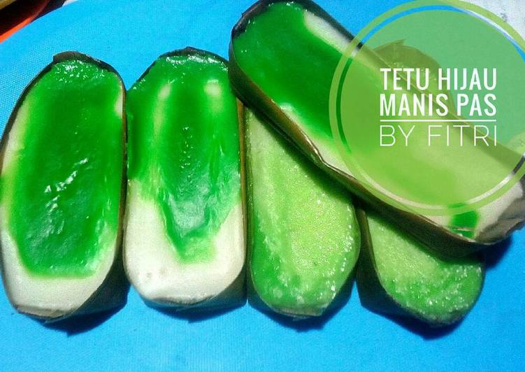 Langkah Mudah untuk Menyiapkan Tetu Susu Hijau (Kue Perahu), Bikin Ngiler