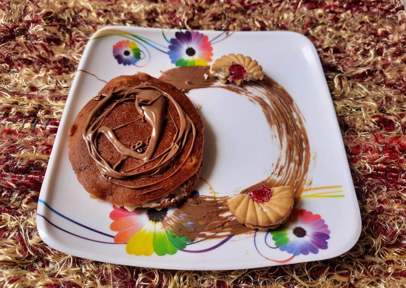 Pancake with Jimja cookies