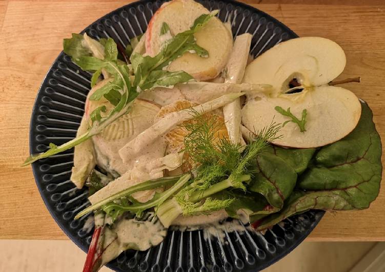 Fenchel Apfel Orangen 🥗Salat angelehnt nach Hildegard von Bingen