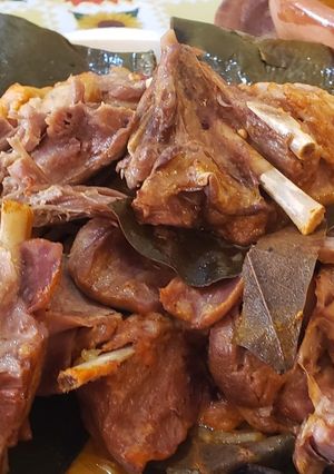 Una foto de Barbacoa de borrego estilo Hidalgo en la olla Ninja Foodi