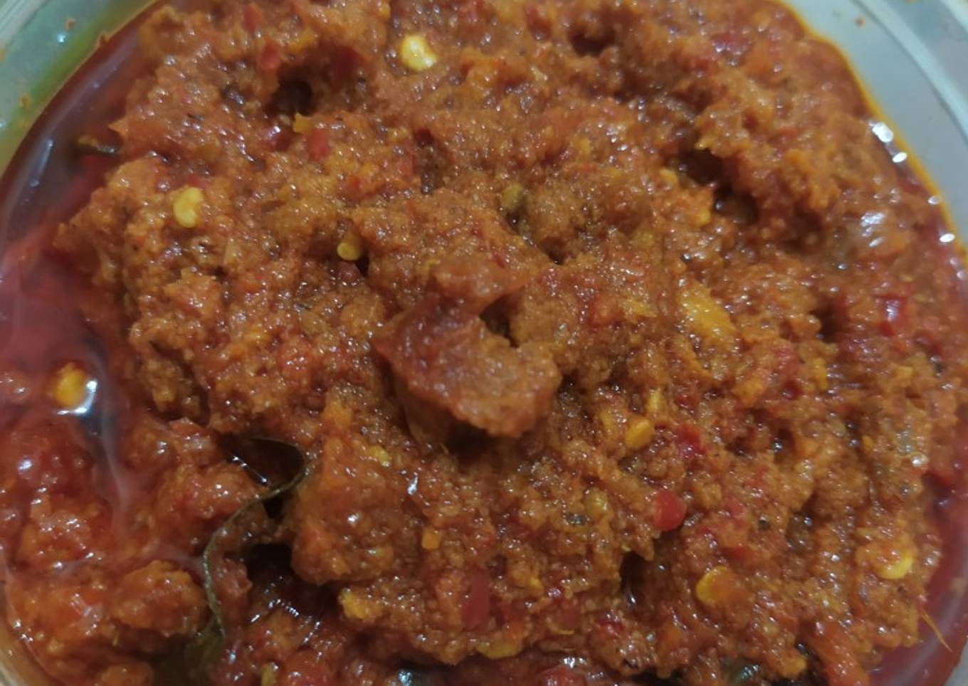 Bumbu merah untuk rendang