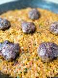 Arroz con figatells