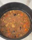 Easy vegetable stew recipe | Vegan pea soup