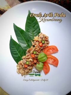 Foto resep Orak - Arik Peda Kecombrang