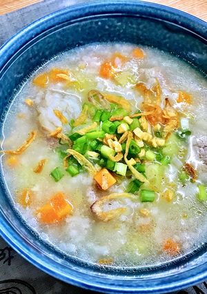 Hình của món Cháo sườn cho bé.