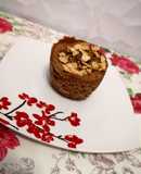 Brownie de chocolate en taza