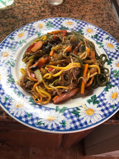 Una foto de Pasta de la huerta