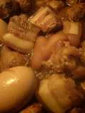 พะโล้ขาหมู+หมูสามชั้น แบบบ้านๆ