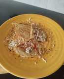 Whole wheat Cheese garlic onion paratha