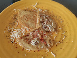 Whole wheat Cheese garlic onion paratha