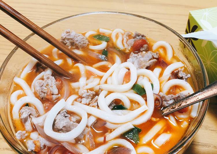 Recipe of Ultimate Mì udon thịt heo