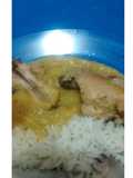 Ensopado de galinha caipira com arroz