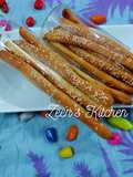 Bosomat or Egyptian Breadsticks with Sesame Seeds
